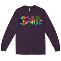 Plum hello summer Long Sleeve Tee - Artiststas