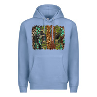 Colony Blue western camouflage brushstroke Premium Hoodie - BarkalooDesign