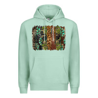 Seafoam western camouflage brushstroke Premium Hoodie - BarkalooDesign