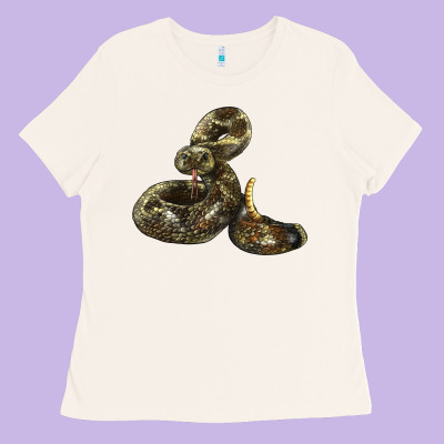 Rattlesnake Ladies Tee Designed By Lillyallendesigns