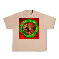 Burro christmas red angus calf Urban Heavy Tee - LillyAllenDesigns