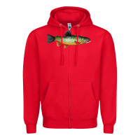 Red Greenback Cutthroat Trout Fish Zipper Hoodie - RanaPortraitStore