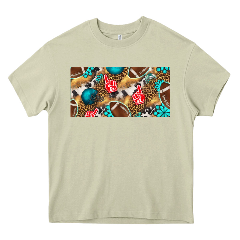 American  Football With Turquoise License Plate Heavy Core Tee by BundleAndBundleShop | Teevron