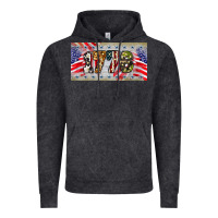Vintage Black 1776 4th of july license plate Vintage Hoodie - BarkalooDesign