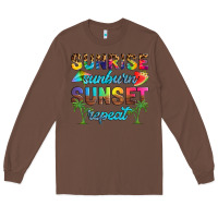 Chestnut sunrise sunburn sunset repeat Long Sleeve Tee - Artiststas