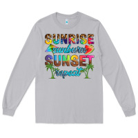 Moon Dust sunrise sunburn sunset repeat Long Sleeve Tee - Artiststas