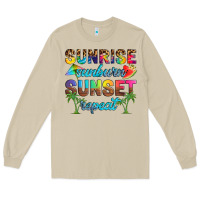 Mushroom sunrise sunburn sunset repeat Long Sleeve Tee - Artiststas