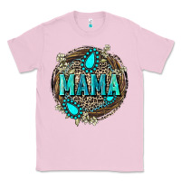 Bubblegum Pink Mama with gemstone leopard Mother's Day Classic Tee - FaDigitalArtStudio