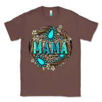 Chestnut Mama with gemstone leopard Mother's Day Classic Tee - FaDigitalArtStudio