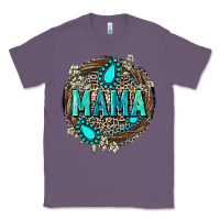 Lavender Mama with gemstone leopard Mother's Day Classic Tee - FaDigitalArtStudio