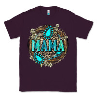 Plum Mama with gemstone leopard Mother's Day Classic Tee - FaDigitalArtStudio