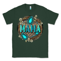 Sports Green Mama with gemstone leopard Mother's Day Classic Tee - FaDigitalArtStudio