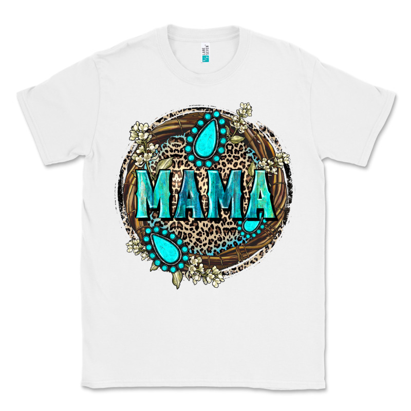 Mama With Gemstone Leopard Mother's Day Classic Tee by FaDigitalArtStudio | Teevron
