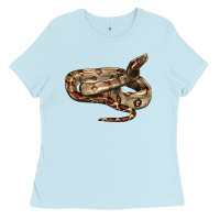 Baby Blue red tail boa snake Ladies Tee - LillyAllenDesigns