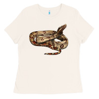 Bone red tail boa snake Ladies Tee - LillyAllenDesigns