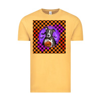 Vintage Mustard Halloween American Pitbull Terrier Vintage Tee - LillyAllenDesigns