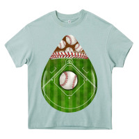 Arona baseball and western roses teardrop Heavy Core Tee - BundleAndBundleShop