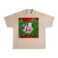 French Oak christmas holstein Urban Heavy Tee - LillyAllenDesigns