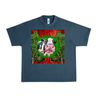 Midnight Navy christmas holstein Urban Heavy Tee - LillyAllenDesigns