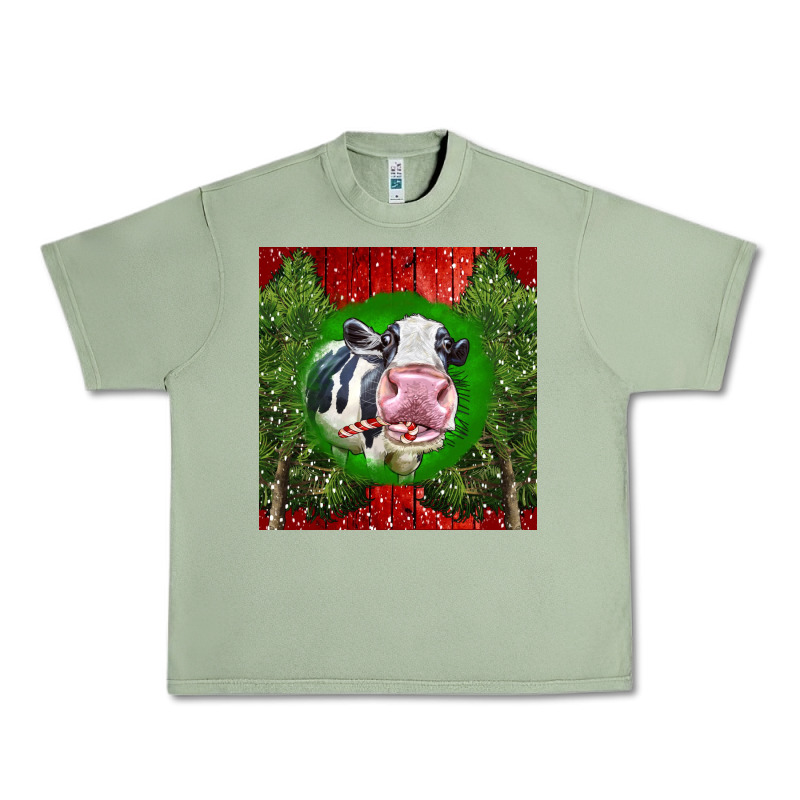 Christmas Holstein Urban Heavy Tee by LillyAllenDesigns | Teevron