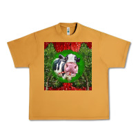 Peanut Butter christmas holstein Urban Heavy Tee - LillyAllenDesigns