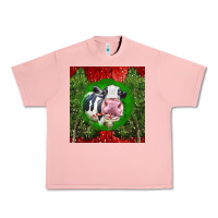 Salmon christmas holstein Urban Heavy Tee - LillyAllenDesigns