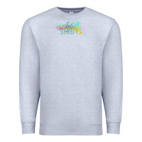 Heather Grey artist shot Premium Sweatshirt - chombo