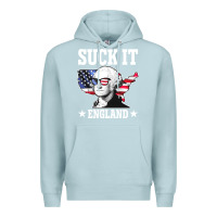 Blue Mist funny george washington suck it england Premium Hoodie - DesigneFamous