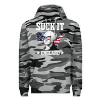 Slate Camo funny george washington suck it england Premium Hoodie - DesigneFamous