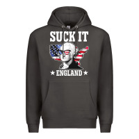 Smoke funny george washington suck it england Premium Hoodie - DesigneFamous