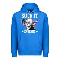 True Royal funny george washington suck it england Premium Hoodie - DesigneFamous