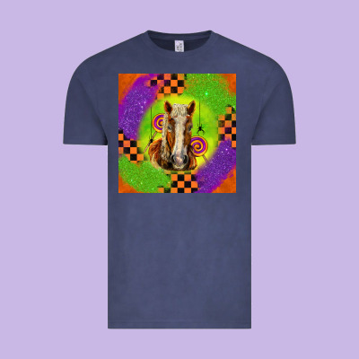 Halloween Belgian Horse Vintage Tee Designed By Lillyallendesigns