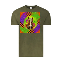 Vintage Olive Halloween Belgian Horse Vintage Tee - LillyAllenDesigns