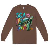 Chestnut sea you soon with sea turtle Long Sleeve Tee - Artiststas