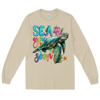 Mushroom sea you soon with sea turtle Long Sleeve Tee - Artiststas