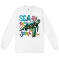 White sea you soon with sea turtle Long Sleeve Tee - Artiststas