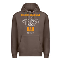 Coffee anesthesiologist by day worlds best dad by night fathers day Premium Hoodie - linhVisuals
