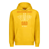 Lemon anesthesiologist by day worlds best dad by night fathers day Premium Hoodie - linhVisuals