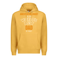 Mustard anesthesiologist by day worlds best dad by night fathers day Premium Hoodie - linhVisuals
