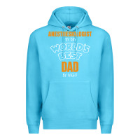 Ocean Blue anesthesiologist by day worlds best dad by night fathers day Premium Hoodie - linhVisuals