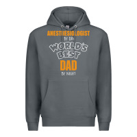 Rock anesthesiologist by day worlds best dad by night fathers day Premium Hoodie - linhVisuals