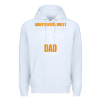 White anesthesiologist by day worlds best dad by night fathers day Premium Hoodie - linhVisuals