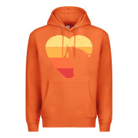 Carrot Vintage Heart Horse Equestrian | Horse lover Premium Hoodie - linhVisuals