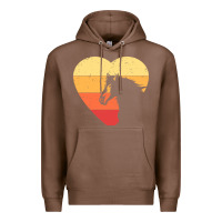 Vintage Heart Horse Equestrian | Horse Lover Premium Hoodie | Teevron