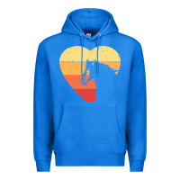 True Royal Vintage Heart Horse Equestrian | Horse lover Premium Hoodie - linhVisuals