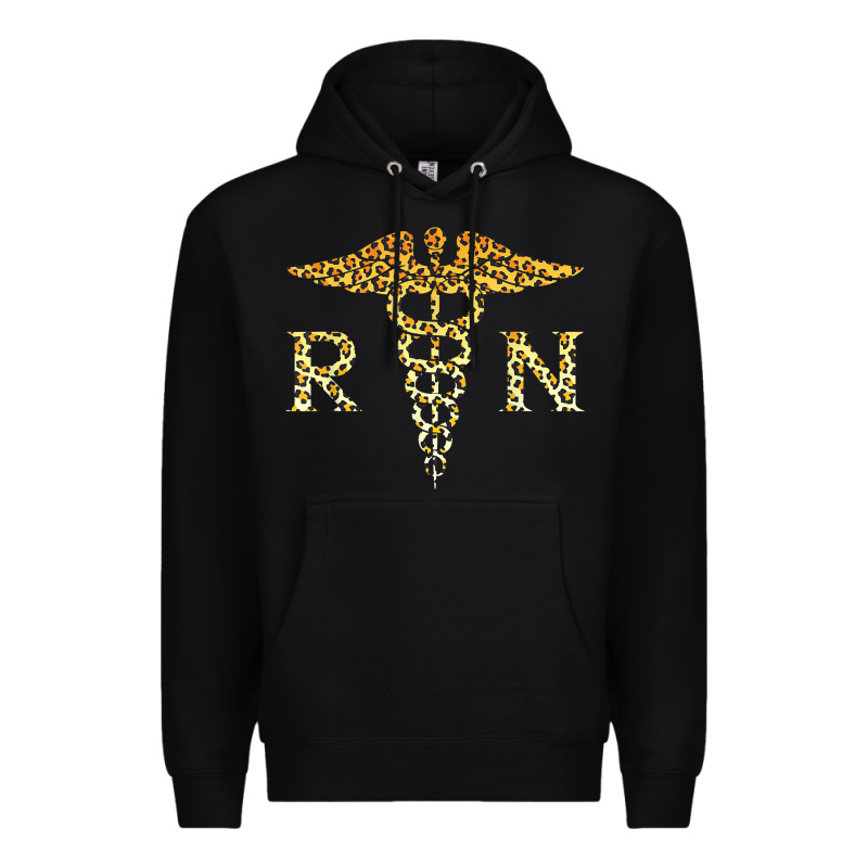Rn Registered Nurse Leopard Lovely Nursing Student T Shirt Premium Hoodie by linhVisuals | Teevron