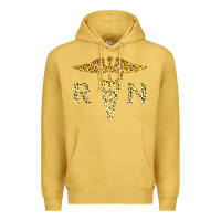 Antique Gold rn registered nurse leopard lovely nursing student t shirt Premium Hoodie - linhVisuals