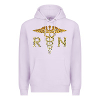 Lilac rn registered nurse leopard lovely nursing student t shirt Premium Hoodie - linhVisuals