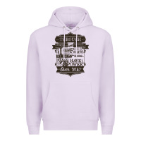 Lilac labyrinth words Premium Hoodie - linhVisuals