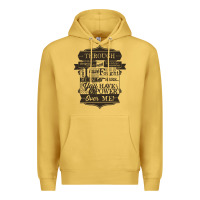 Antique Gold labyrinth words Premium Hoodie - linhVisuals